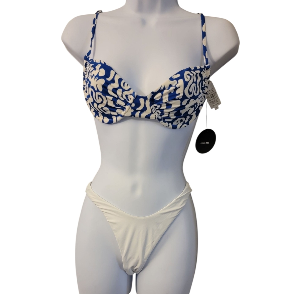 Lulu's Blue and White Bikini